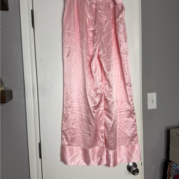 Pink Satin Button-Up Pajama set - Picture 6 of 6